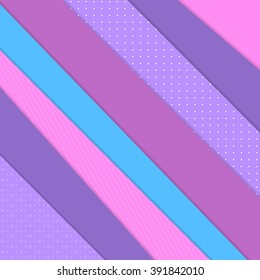 Diseño de material colorido de marco cuadrado. Plantilla de fondo inusual de estilo plano vectorial