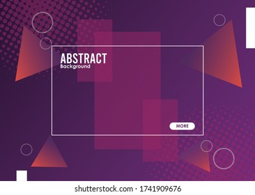 square frame colorfull abstract background template vector illustration design
