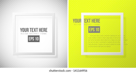 square frame for design