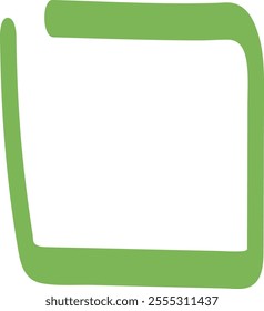 Square Frame Doodle Vector Illustration