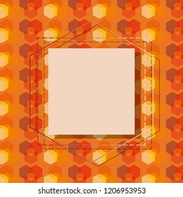 square frame elegant label template