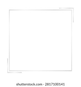 Square frame with halftone dots