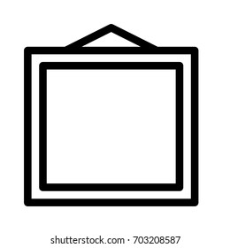 square frame hanging