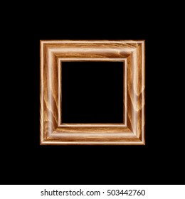 Square frame made of expensive wood. machined baguette.
isolate on a blank background, easy to cut to your design. full vector, scale any size