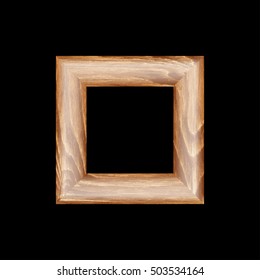 Square frame made of expensive wood. machined baguette.
isolate on a blank background, easy to cut to your design. full vector, scale any size
