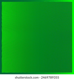 Square frame on green background