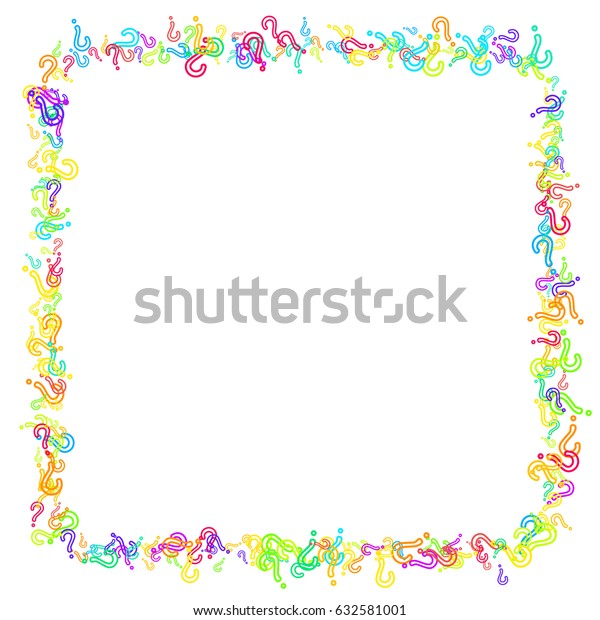 Square Frame On White Background Made Stock Vector (Royalty Free ...