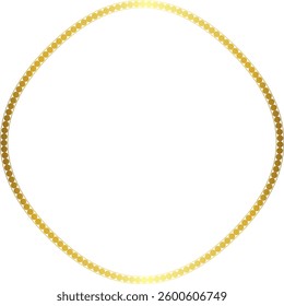 Square Frame round circular design artistic Gold picture frame luxury golden frame gold border vector royals framework decoration decorative element white background 