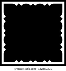 Square frame vector