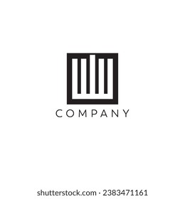 Square gematric logo design vector royalty free image template 