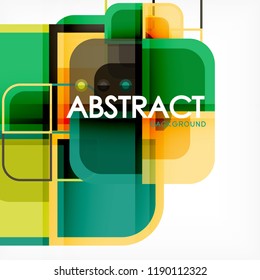 Fundo abstrato geométrico quadrado, design de arte de papel para design de capa, modelo de livro, cartaz, ilustração de capa de CD, folheto, fundo do site