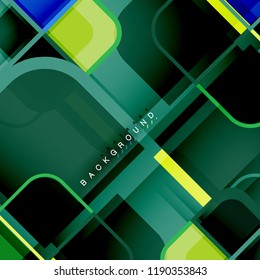 Fondo abstracto geométrico cuadrado, diseño de papel para diseño de portada, plantilla de libro, afiche, ilustración de portada de cd, volante, fondo de sitio web