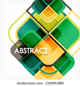 Fondo abstracto geométrico cuadrado, diseño de papel para diseño de portada, plantilla de libro, afiche, ilustración de portada de cd, volante, fondo de sitio web