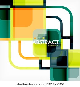Fondo abstracto geométrico cuadrado, diseño de papel para diseño de portada, plantilla de libro, afiche, ilustración de portada de cd, volante, fondo de sitio web
