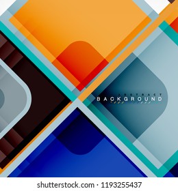 Fondo abstracto geométrico cuadrado, diseño de papel para diseño de portada, plantilla de libro, afiche, ilustración de portada de cd, volante, fondo de sitio web