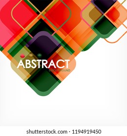 Fondo abstracto geométrico cuadrado, diseño de papel para diseño de portada, plantilla de libro, afiche, ilustración de portada de cd, volante, fondo de sitio web
