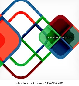 Fondo abstracto geométrico cuadrado, diseño de papel para diseño de portada, plantilla de libro, afiche, ilustración de portada de cd, volante, fondo de sitio web
