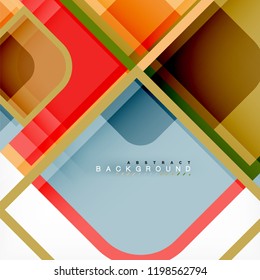 Fondo abstracto geométrico cuadrado, diseño de papel para diseño de portada, plantilla de libro, afiche, ilustración de portada de cd, volante, fondo de sitio web