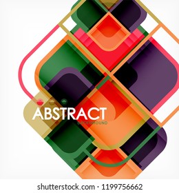 Fondo abstracto geométrico cuadrado, diseño de papel para diseño de portada, plantilla de libro, afiche, ilustración de portada de cd, volante, fondo de sitio web