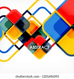 Fondo abstracto geométrico cuadrado, diseño de papel para diseño de portada, plantilla de libro, afiche, ilustración de portada de cd, volante, fondo de sitio web