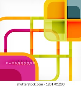 Fondo abstracto geométrico cuadrado, diseño de papel para diseño de portada, plantilla de libro, afiche, ilustración de portada de cd, volante, fondo de sitio web