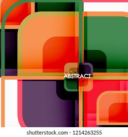 Arrière-plan abstrait géométrique carré, création d'oeuvres d'art en papier pour le design de la couverture, modèle de livre, affiche, illustration de couverture en cd, prospectus, arrière-plan web