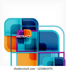 Fondo abstracto geométrico cuadrado, diseño de papel para diseño de portada, plantilla de libro, afiche, ilustración de portada de cd, volante, fondo de sitio web