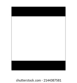Forma abstracta geométrica cuadrada irregular, asimétrica