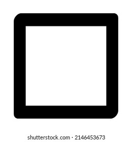 Forma abstracta geométrica cuadrada irregular, asimétrica
