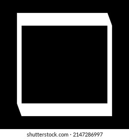 Square geometric abstract irregular, asymmetric shape