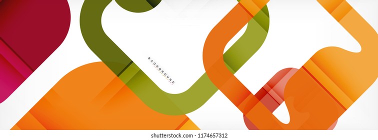 Square geometric background, multicolored template for business or technology presentation or web brochure cover layout, vector wallpaper.