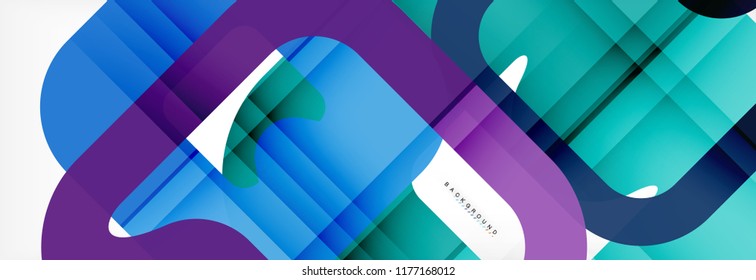 Square geometric background, multicolored template for business or technology presentation or web brochure cover layout, vector wallpaper.