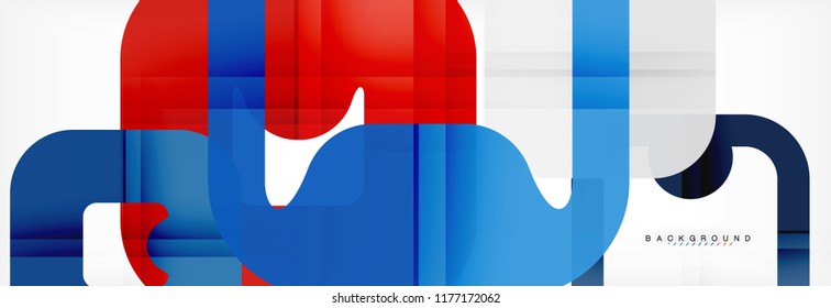 Fondo geométrico cuadrado, plantilla multicolor para presentación de negocios o tecnología o diseño de portada de folletos web, fondo de pantalla vectorial.