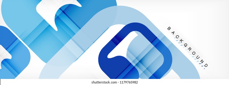 Square geometric background, multicolored template for business or technology presentation or web brochure cover layout, vector wallpaper.