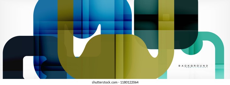 Fundo geométrico quadrado, modelo multicolorido para apresentação de negócios ou tecnologia ou web brochura capa layout, papel de parede vetor.