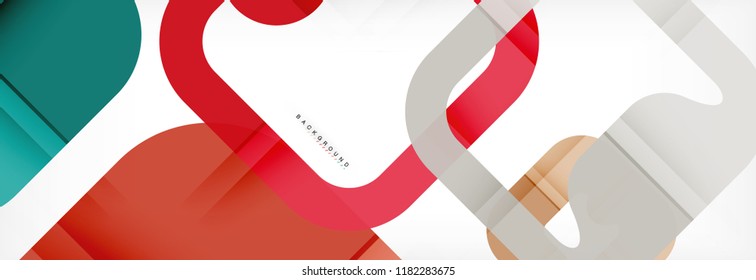 Square geometric background, multicolored template for business or technology presentation or web brochure cover layout, vector wallpaper.