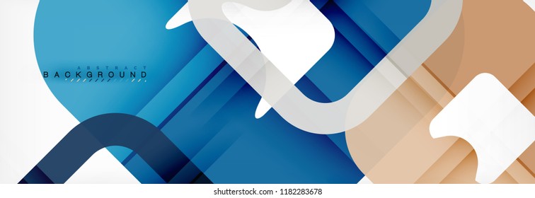 Square geometric background, multicolored template for business or technology presentation or web brochure cover layout, vector wallpaper.