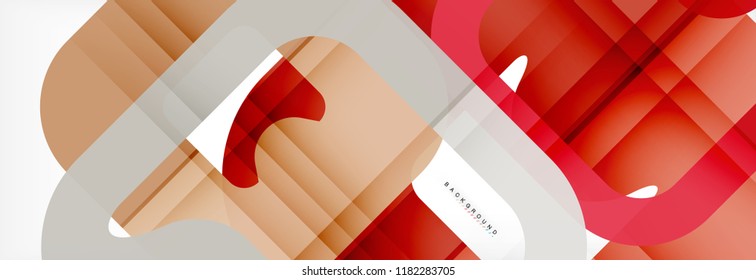 Square geometric background, multicolored template for business or technology presentation or web brochure cover layout, vector wallpaper.