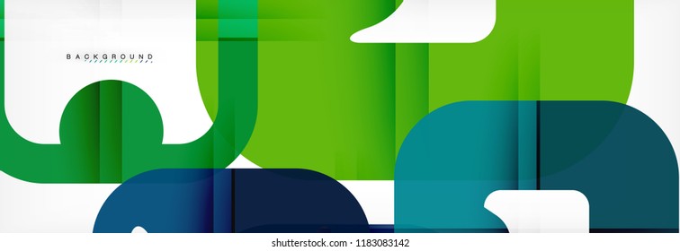 Square geometric background, multicolored template for business or technology presentation or web brochure cover layout, vector wallpaper.
