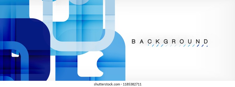 Fondo geométrico cuadrado, plantilla multicolor para presentación de negocios o tecnología o diseño de portada de folletos web, fondo de pantalla vectorial.