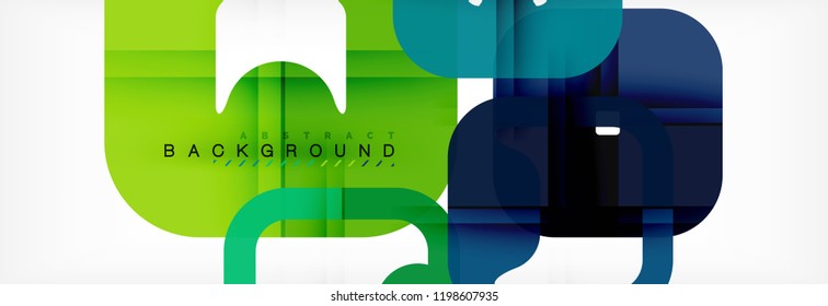 Fundo geométrico quadrado, modelo multicolorido para apresentação de negócios ou tecnologia ou web brochura capa layout, papel de parede vetor.