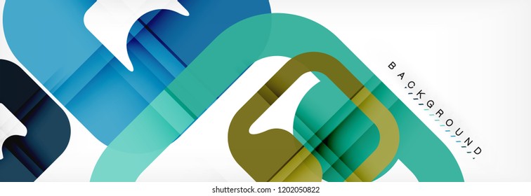 Square geometric background, multicolored template for business or technology presentation or web brochure cover layout, vector wallpaper.