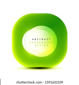 Square geometric banners with 3d smooth blend effect. Digital technology trendy icon design. Vector Illustration For Wallpaper, Banner, Background, Card, Book Illustration, landing page