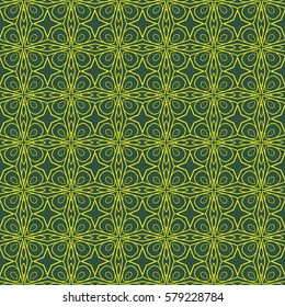square geometric pattern. seamless vector illustration. for decor, fabric, print, wallpaper. ethnic ornament
