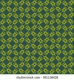 square geometric pattern. seamless vector illustration. for decor, fabric, print, wallpaper. ethnic ornament