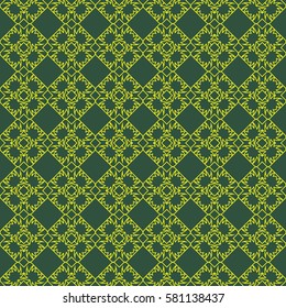 square geometric pattern. seamless vector illustration. for decor, fabric, print, wallpaper. ethnic ornament