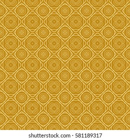 square geometric pattern. seamless vector illustration. for decor, fabric, print, wallpaper. ethnic ornament