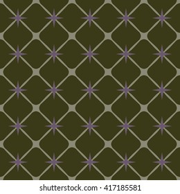 Square  geometric seamless pattern. Fashion graphic background design. Modern stylish abstract texture Colorful template for prints, textiles, wrapping, wallpaper, website etc. VECTOR illustration
