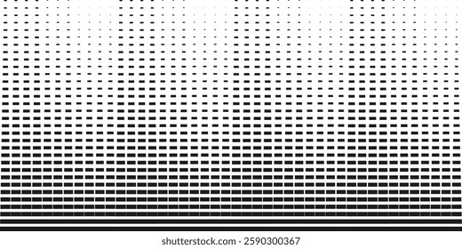 Square geometric shapes Halftone Noise Stipple texture isolated transparent background. Trendy Grain gradient texture. Perfect geometrical Dotwork screentone gradient Halftone vector pattern. EPS 10