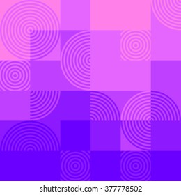 Square geometric simple abstract background vector template